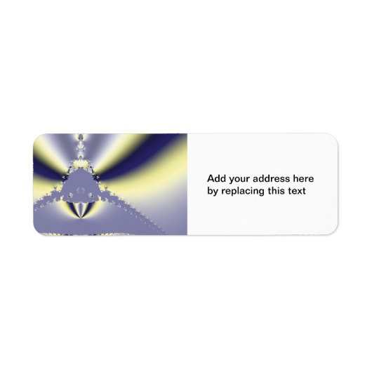 紫の蝶 ラベル (正面)