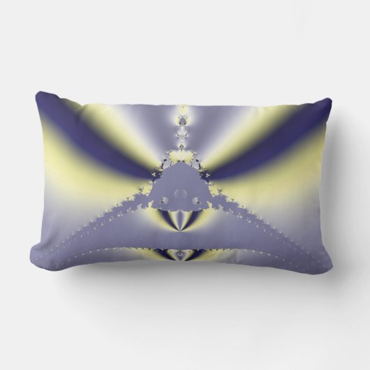 紫の蝶 ランバークッション (正面)