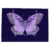 紫の蝶 ラージペーパーバッグ (裏面)