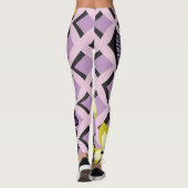 紫の蝶 レギンス (裏面)