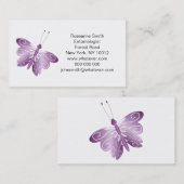 紫の蝶 名刺 (正面/裏面)
