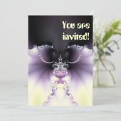 紫の蝶 招待状 (スタンド正面)