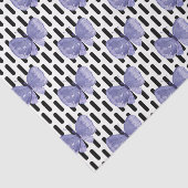 紫の蝶(紫のシリーズのデザイン4) 薄葉紙 (詳細)