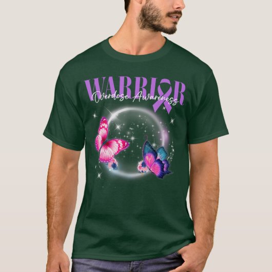 紫の蝶 Tシャツ (正面)