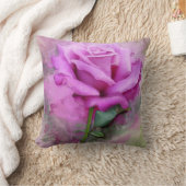 紫の装飾用クッション。 クッション (ブランケット)