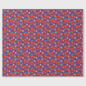 紫の装飾用クッション ラッピングペーパー (フラット)