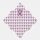 紫の認識度リボンエンジェルテイクアウト特典ボックス フェイバーボックス (折り畳みなし)