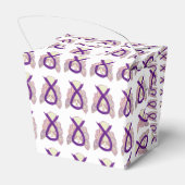 紫の認識度リボンエンジェルテイクアウト特典ボックス フェイバーボックス (裏面サイド)