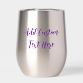 紫の認識度リボン (背面)