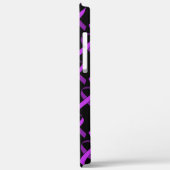 紫の認識度リボン Case-Mate iPhoneケース (裏面 / 左)