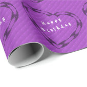 紫の誕生日 ラッピングペーパー (ロールコーナー)