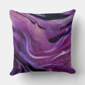 紫の調和枕:エレガンス再定義。 クッション (裏面)