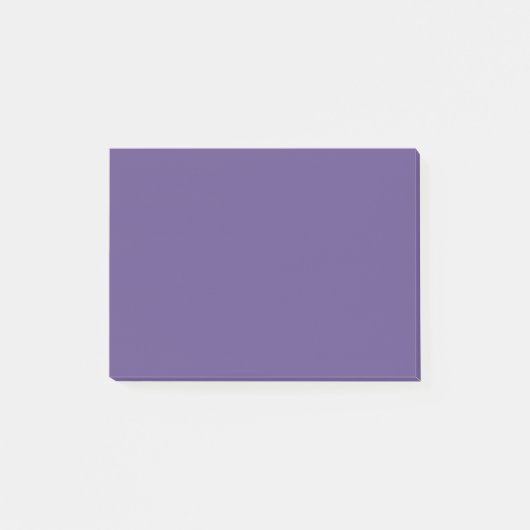 紫の超無地の色 ポストイット (正面)