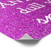 紫の輝きのポスター ポスター (角)