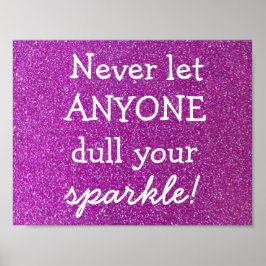 紫の輝きのポスター ポスター