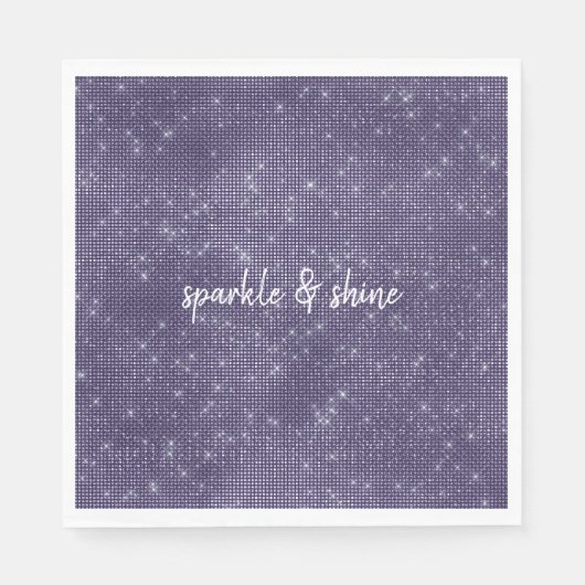 紫の輝き スタンダードランチョンナプキン (正面)