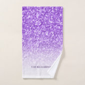 紫の輝き バスタオルセット (ハンドタオル)