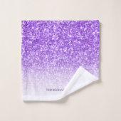 紫の輝き バスタオルセット (ウォッシュタオル)