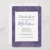 紫の輝き 招待状 (正面)