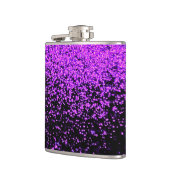 紫の輝くフラスコ フラスク (左)