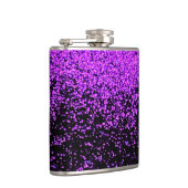 紫の輝くフラスコ フラスク (右)