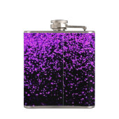 紫の輝くフラスコ フラスク (裏面)