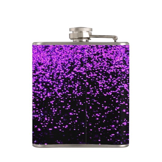 紫の輝くフラスコ フラスク (裏面)