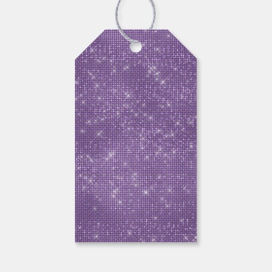 紫の輝ガーリーく輝き ギフトタグ (裏面)