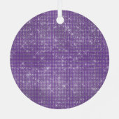 紫の輝ガーリーく輝き メタルオーナメント (裏面)