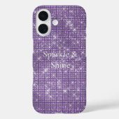 紫の輝ガーリーく輝き Case-Mate iPhoneケース (裏面)