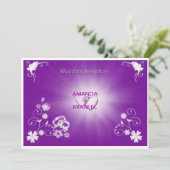 紫の輪 招待状 (スタンド正面)