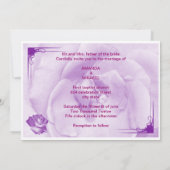 紫の輪 招待状 (裏面)