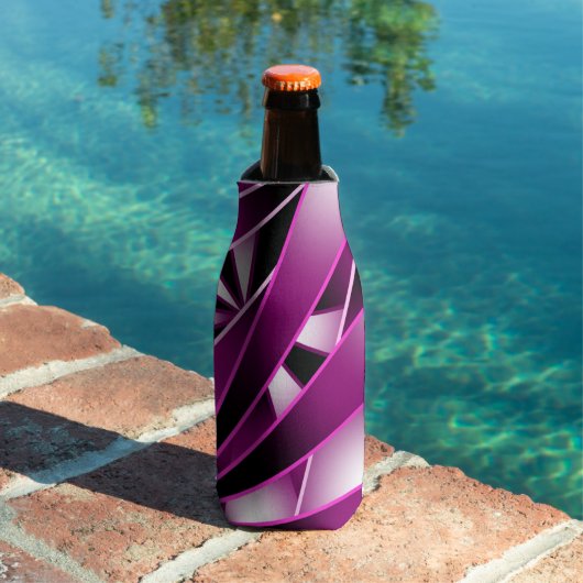 紫の遠近法グラデーションの塗り潰しスケッチ ボトルクーラー (インサイチュ プール)