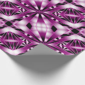 紫の遠近法グラデーションの塗り潰しスケッチ ラッピングペーパー (角)