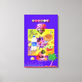 紫の郊外 キャンバスプリント