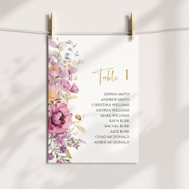 紫の野結婚草座図 招待状