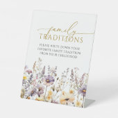 紫の野草家お気に入りのの伝統ゲーム 台座サイン (正面)