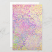 紫の金ゴールドとピンクのテクスチャ 便箋 (正面/裏面)