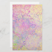 紫の金ゴールドとピンクのテクスチャ 便箋 (正面/裏面)