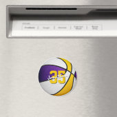 紫の金ゴールドのチームカラー マグネット (インサイチュ (食洗機))