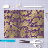 紫の金ゴールドの仮面 薄葉紙 (クラフト)