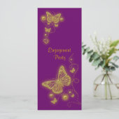 紫の金ゴールドエレガントチョウ 招待状 (スタンド正面)