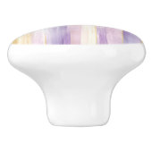 紫の金ゴールドストライプ セラミックノブ (側面)