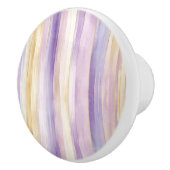 紫の金ゴールドストライプ セラミックノブ (右)