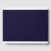 紫の金ゴールドフォトメモリアル ゲストブック (裏面)