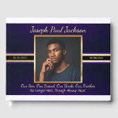 紫の金ゴールドフォトメモリアル ゲストブック (正面)