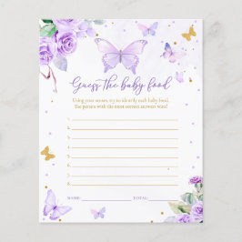 紫の金ゴールドフローラ蝶はベビー食品を推測