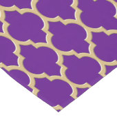 紫の金ゴールドモロッコ#4LGパターン ショートテーブルランナー (コーナー)