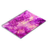 紫の金ゴールド嵐 |トレンディーフェミニン, ノートブック (左側)