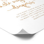 紫の金ゴールド蝶の深夜おむつゲーム ポスター (角)